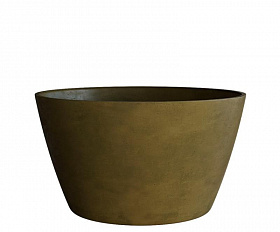 Кашпо Concretika Bowl D80 H45 Avocado Green