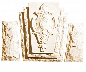 Замковый камень №1, цвет Белый