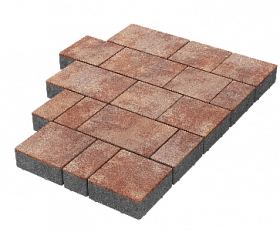 Тротуарная плитка Stellard Новый город 40 мм Санрайз