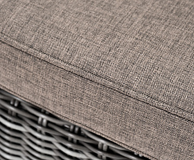 Рим шезлонг с подушкой, цвет графит