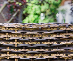 Обеденный комплект Fiona Royal Family из искусственного ротанга, цвет коричневый