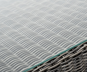 Боно журнальный столик из искусственного ротанга, цвет графит