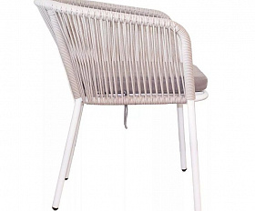 Плетеный стул Марсель 4SIS из роупа (веревки), цвет бежевый