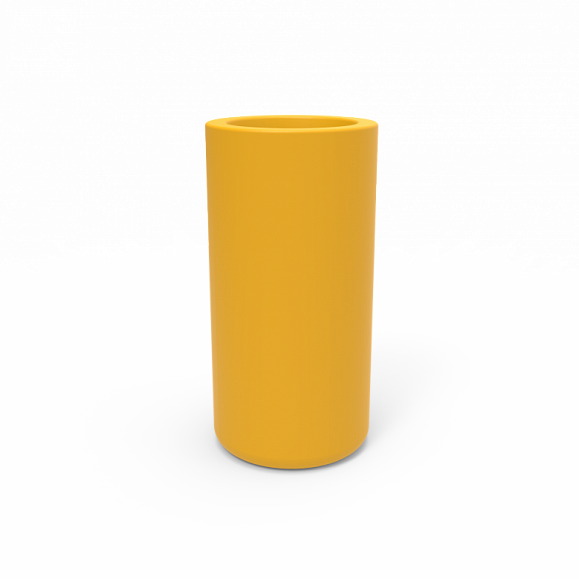 Кашпо Berkano Smoov Planter Cylinder DB Yellow фото 1