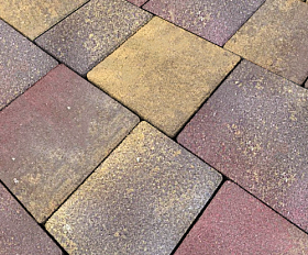 Тротуарная плитка Нобетек Новый город 1НГ6Ф Колормикс №9 Закат