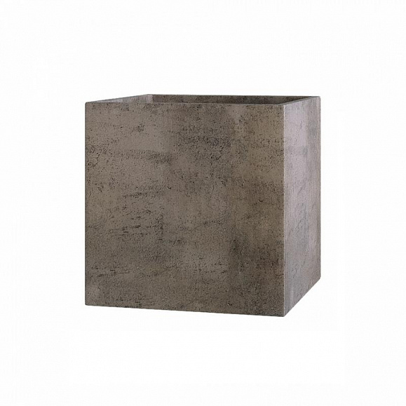 Кашпо Concretika Cube 40x40x40 Smokey Grey фото 1