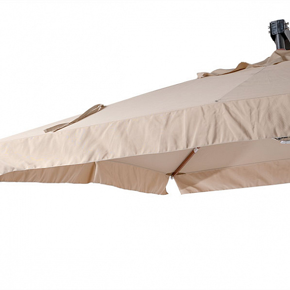 Ливорно зонт садовый 3х3м на боковой опоре из алюминия фото 4