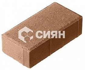 Брусчатка Сиян 200x100x60 мм Палевый