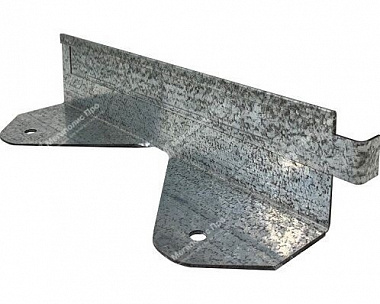 Металлический бордюр из оцинкованной стали (толщина стали 1,5 мм x2) h80, L1200, b70