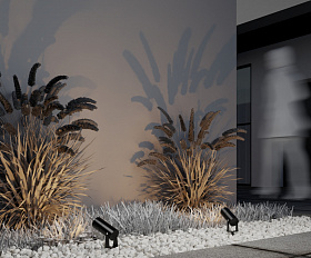 Ландшафтный светильник Bern Maytoni O050FL-L5GF3K цвет Графит