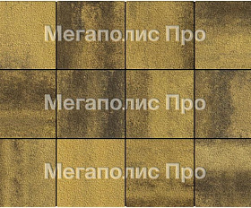 Тротуарные плиты Выбор Квадрат Б.1.К.6 300х300х60 мм Листопад Гранит Янтарь