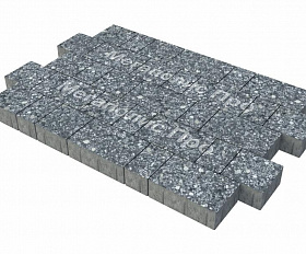 Тротуарная плитка Фабрика Готика Новый Город 80 мм Диорит FINO