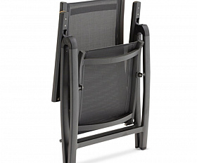 Комплект обеденной мебели Timra AL-R Brafritid антрацит/черный, алюминий