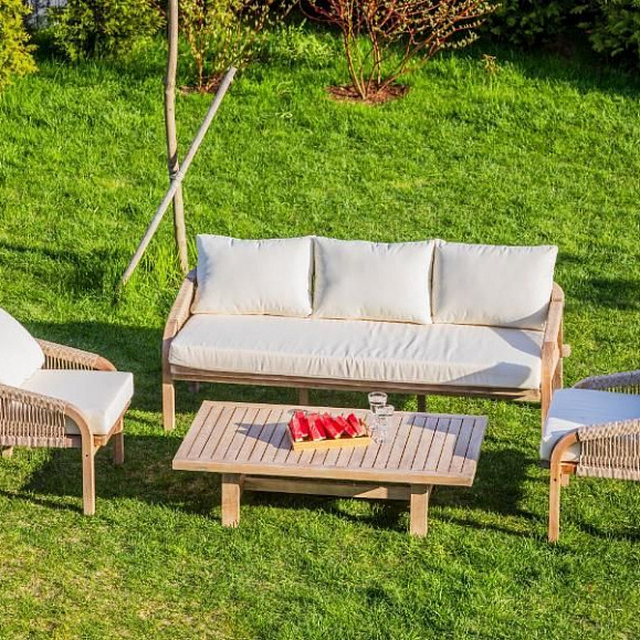 Лаунж-зона Michelle Royal Family из дерева, цвет бежевый фото 1