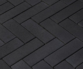 Тротуарная плитка 342 механический завод Паркет 240x80x60мм Черный