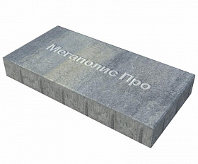 Тротуарная плитка Выбор Прямоугольник Б.5.П.10 600х300х100 мм Искусственный камень Габбро