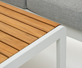 Лаунж зона из алюминия MAYA M белая Joygarden