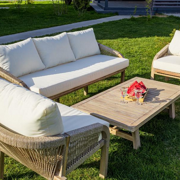 Лаунж-зона Michelle Royal Family из дерева, цвет бежевый фото 5