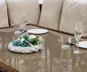 Комплект мебели Zorro Royal Family из искусственного ротанга, цвет коричневый