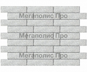Тротуарная плитка Braer Ригель 2.0 320x80x60 мм Гранит на белом