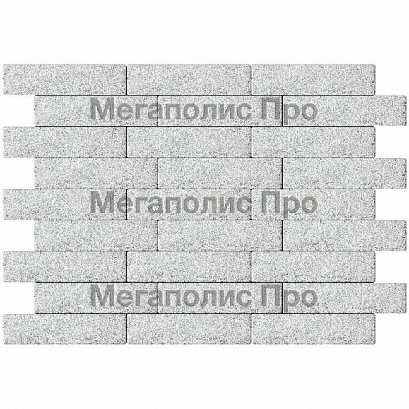 Тротуарная плитка Braer Ригель 2.0 320x80x60 мм Гранит на белом фото 2