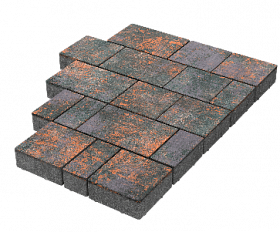 Тротуарная плитка Stellard Новый город 40 мм Браун