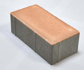 Брусчатка Лидер 40 Прямоугольник 200х100х80 мм Оранжевый