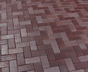 Тротуарная клинкерная брусчатка Feldhaus Klinker 409 gala ferrum 200*100*45мм