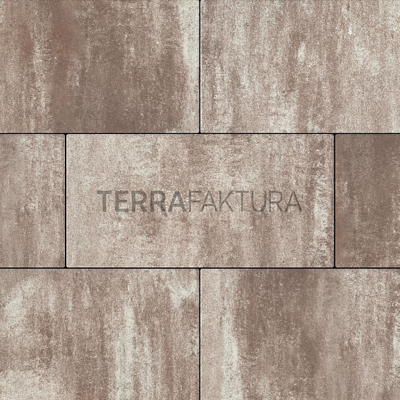 Тротуарная плитка Terrafaktura Урбан 600x300x80 мм Мокрый известняк фото 1