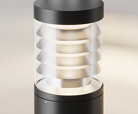 Ландшафтный светильник Spir Maytoni O439FL-L12GF3K цвет Графит