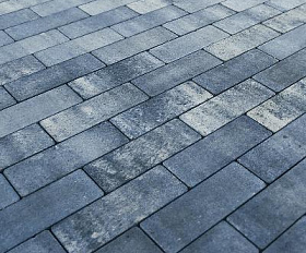 Тротуарная плитка Artstein Паркет 60 мм Color Mix Актау