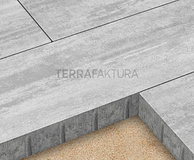 Тротуарная плитка Terrafaktura Лонго 900x300x80 мм Северный бриз