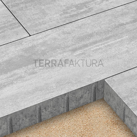 Тротуарная плитка Terrafaktura Лонго 900x300x80 мм Северный бриз фото 3