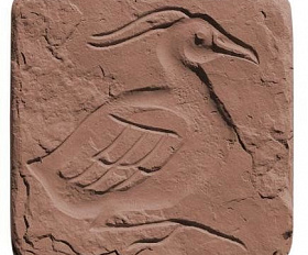 Вставка "Птицы" №3, цвет Коричневый