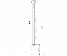 Уличный светильник Elektrostandard Roil IP54 35125/H чёрный/дымчатый плафон