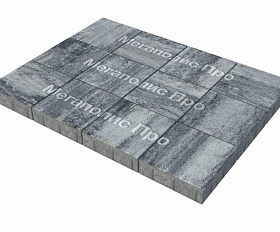 Тротуарные плиты Выбор Квадрум В.1.К.10 300х300х100 мм Листопад Антрацит