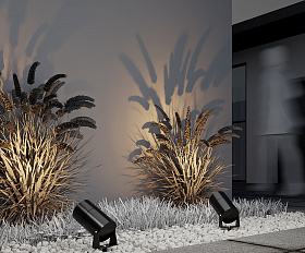 Ландшафтный светильник Bern Maytoni O050FL-L15GF3K цвет Графит