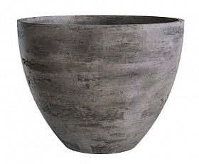 Кашпо Concretika Upon D45 H35 Concrete Grey Dark