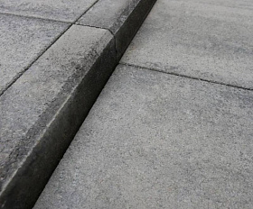 Тротуарная плитка Выбор Прямоугольник Б.5.П.8 600х300х80 мм Искусственный камень Шунгит