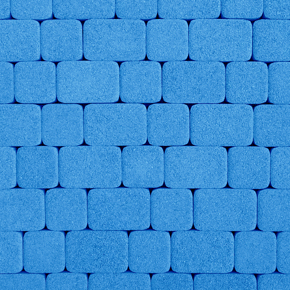 Тротуарная плитка Выбор Классико А.1.КО.4 40 мм. Синий фото 1