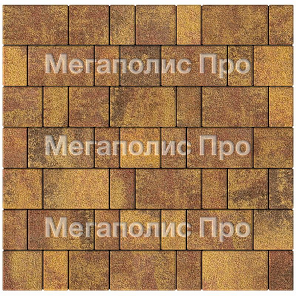 Тротуарная плитка Выбор Старый город Листопад А.1.Фсм.4 40 мм. Осень Гранит фото 4