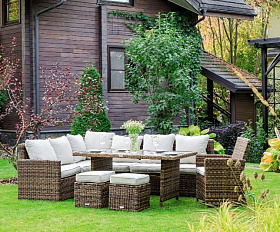 Комплект мебели Zorro Plus Royal Family из искусственного ротанга, цвет коричневый