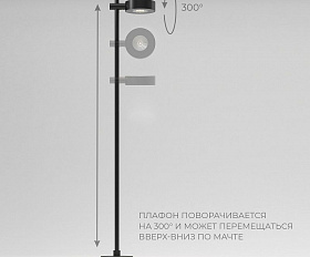 Уличный светильник Elektrostandard Feature 35172/F черный