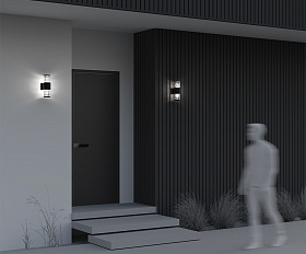 Настенный светильник (бра) Bronx Maytoni O576WL-02B цвет Черный