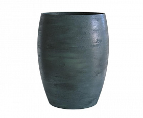 Кашпо Concretika Oval D30 H41 Ocean Green