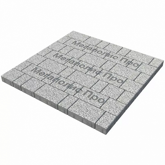 Тротуарная плитка Выбор Старый город А.1.Фсм.4 40 мм. Стоунмикс Бело-черный фото 2