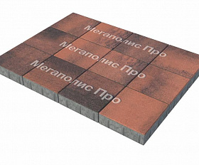 Тротуарные плиты Выбор Квадрат Б.1.К.6 300х300х60 мм Листопад Клинкер