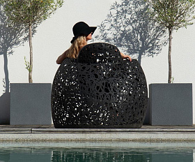 Кресло Vitgarden Stellar Chair из базальта, цвет черный