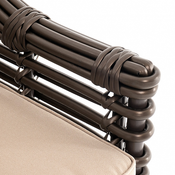 Блисс кресло из искусственного ротанга, цвет бронзовый фото 4