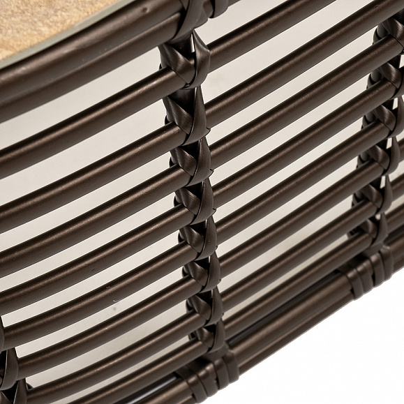 Валенсия журнальный столик из искусственного ротанга, цвет бронзовый фото 6